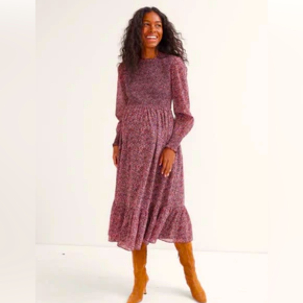 Hatch The Lana Dress size 1 maternity Rose Multi